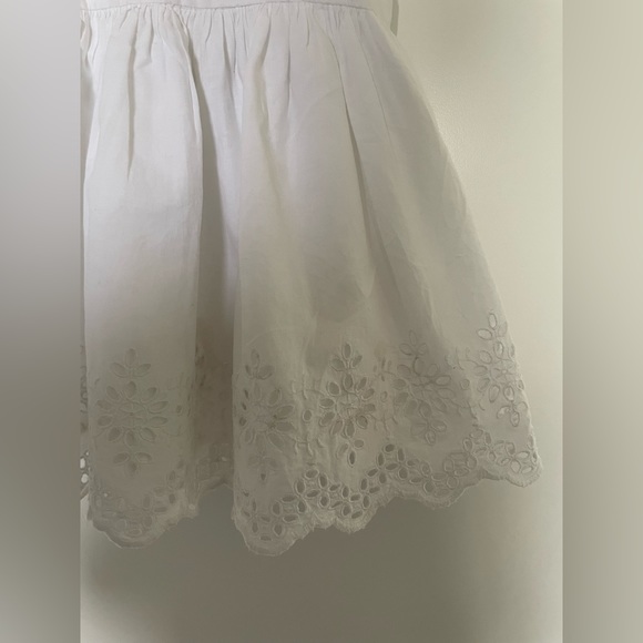 GAP 12-18 Months Baby Gap White Cotton Eyelet Dress - Picture 2 of 4